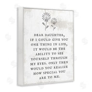 Stupell Studio | Dear Daughter How Special You Are