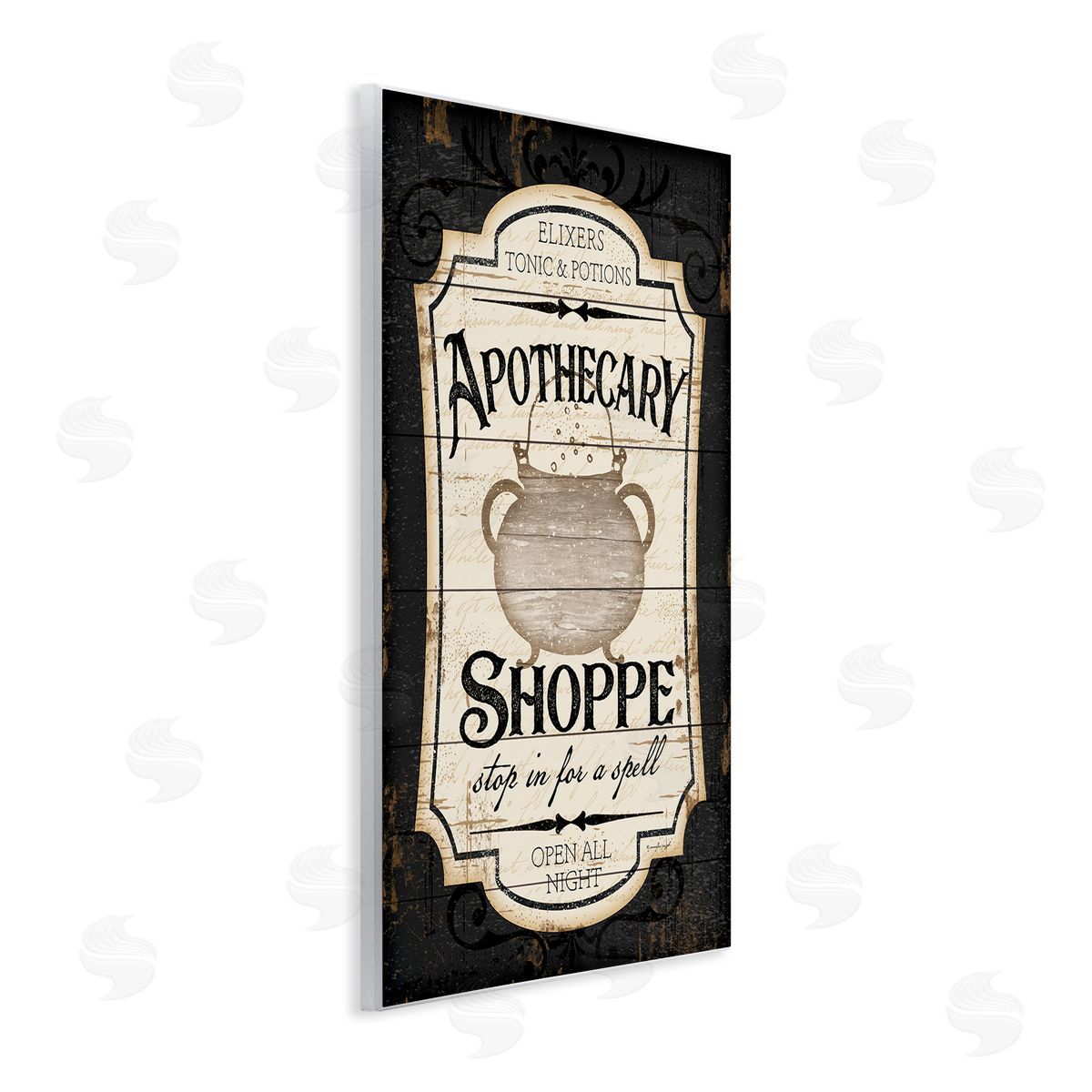 Apothecary Shoppe Spooky Sign Wood Plaque Wall Art, Home Decor by Jennifer Pugh