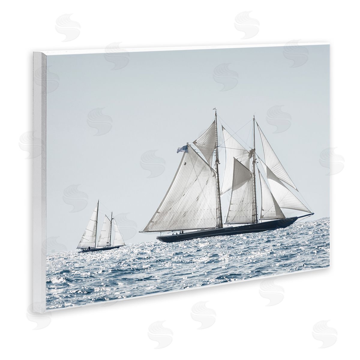 Traditional Sailboat Photograph Wood Plaque Wall Art, Home Decor by Danita Delimont