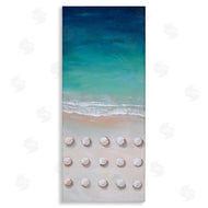 Lauren Jane | Aerial Umbrellas on Beach Coast