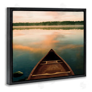 Danita Delimont | Canoe on Lake Warm Sunrise