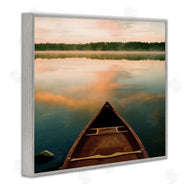 Danita Delimont | Canoe on Lake Warm Sunrise