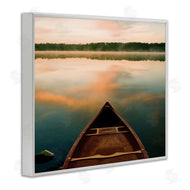 Danita Delimont | Canoe on Lake Warm Sunrise