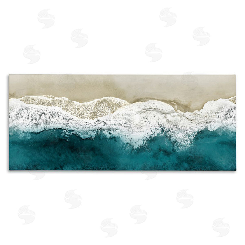 Maggie Olsen | Foamy Beach Coast Deep Ocean