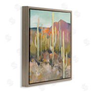 Julia Purinton | Soft Cactus Desert Landscape