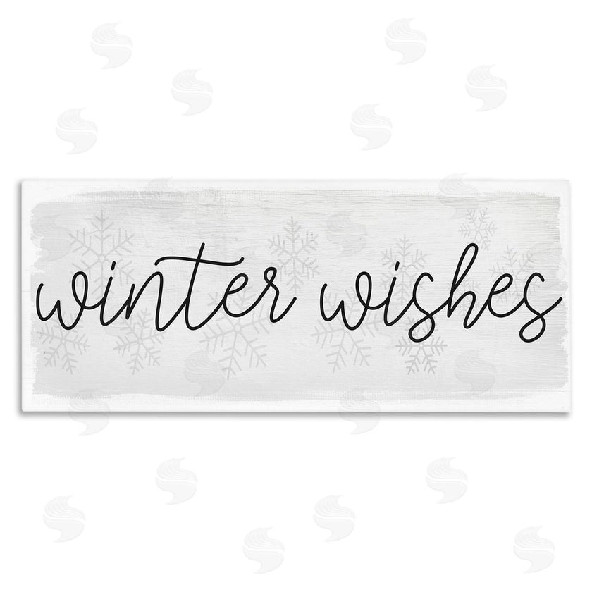 Stupell Studio | Winter Wishes Sentiment