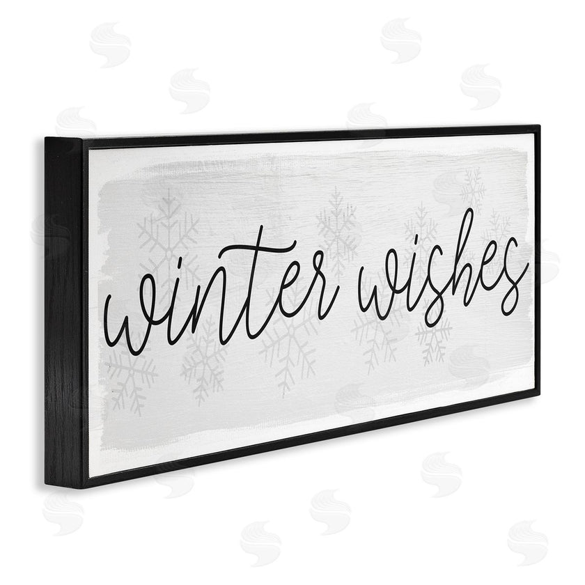 Stupell Studio | Winter Wishes Sentiment
