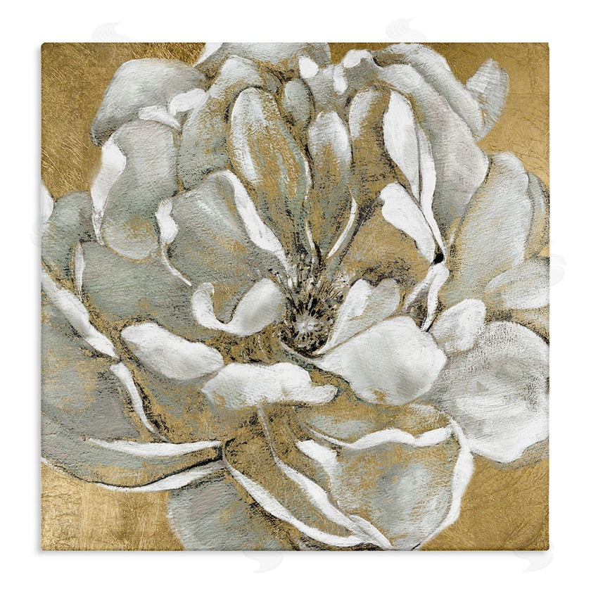Carol Robinson | Blushing White Magnolia Flower Abstract
