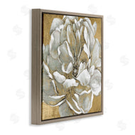 Carol Robinson | Blushing White Magnolia Flower Abstract