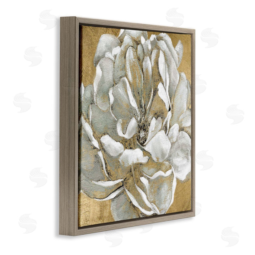 Carol Robinson | Blushing White Magnolia Flower Abstract
