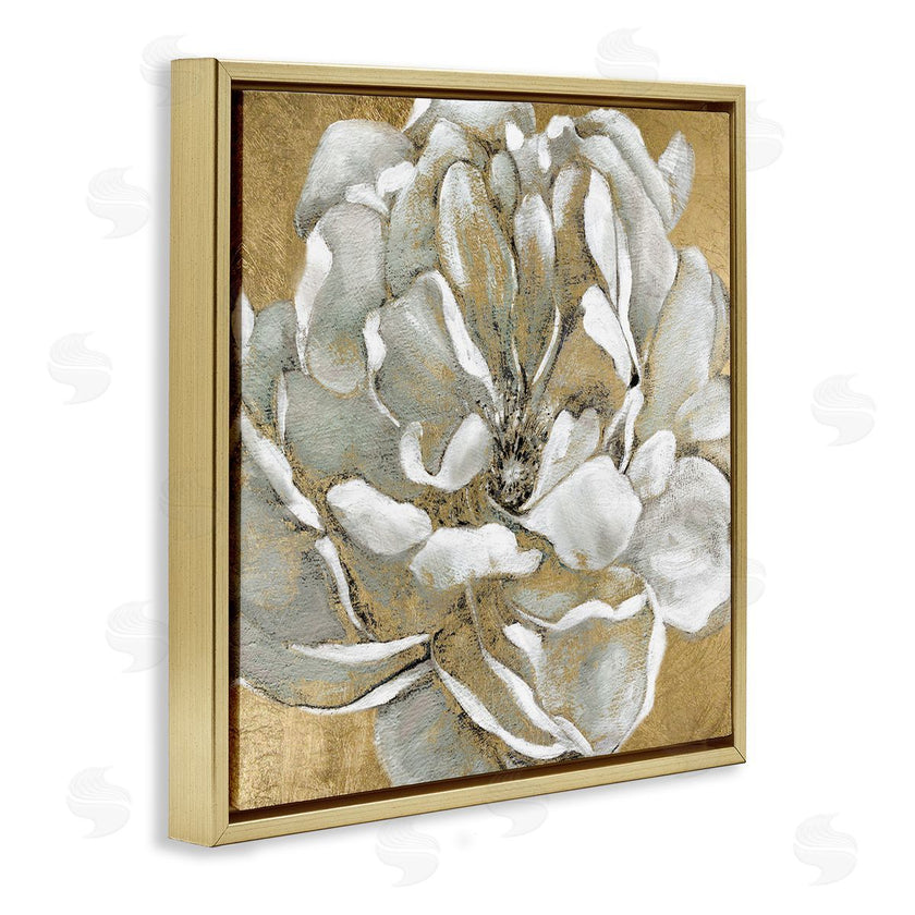Carol Robinson | Blushing White Magnolia Flower Abstract