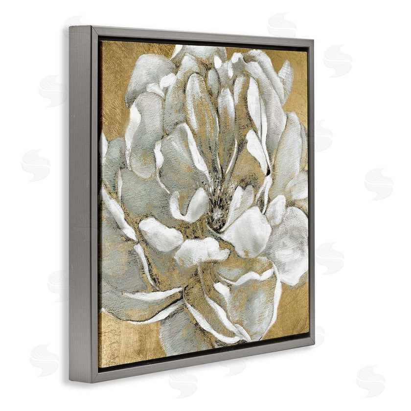 Carol Robinson | Blushing White Magnolia Flower Abstract