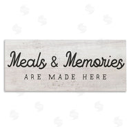 Stupell Studio | Meals & Memories Kitchen Sign
