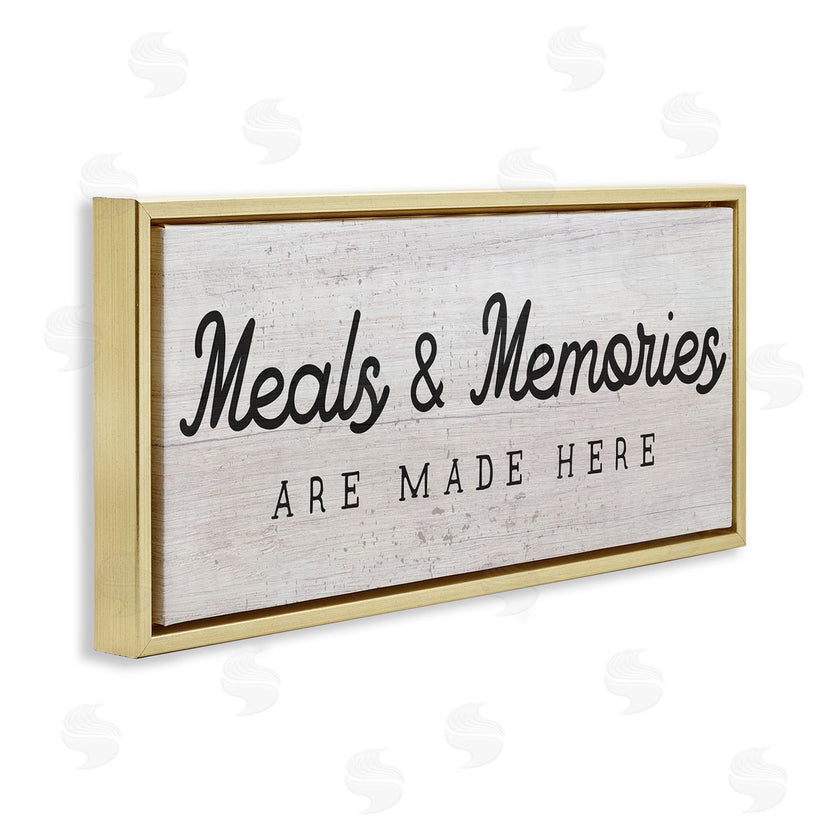 Stupell Studio | Meals & Memories Kitchen Sign