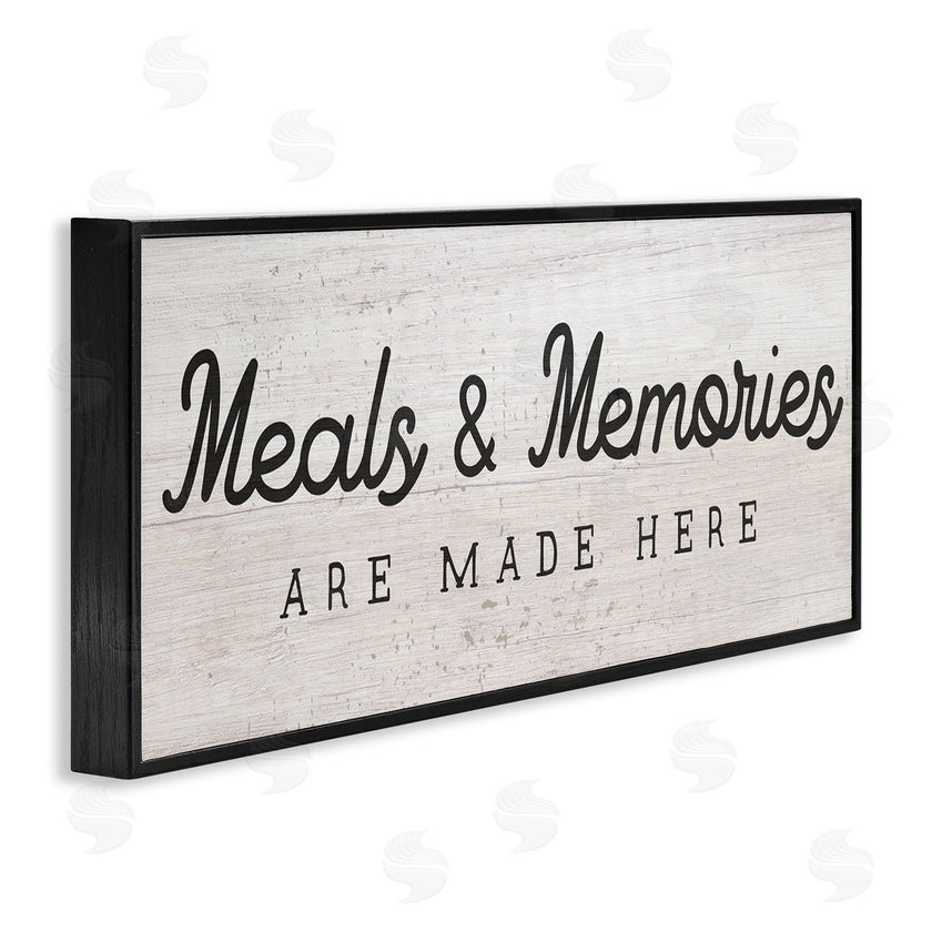 Stupell Studio | Meals & Memories Kitchen Sign