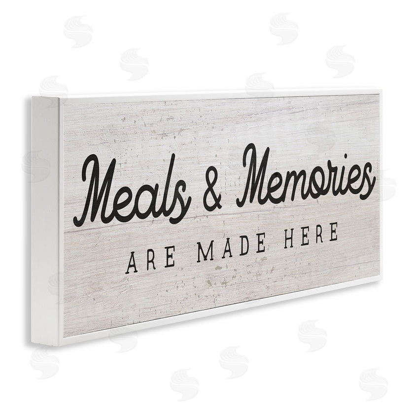 Stupell Studio | Meals & Memories Kitchen Sign