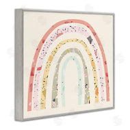 Stupell Studio | Children's Abstract Pattern Rainbow