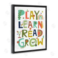 Lisa Perry Whitebutton | Play Learn Read Grow Typography