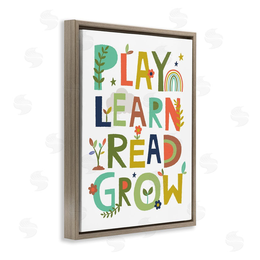 Lisa Perry Whitebutton | Play Learn Read Grow Typography