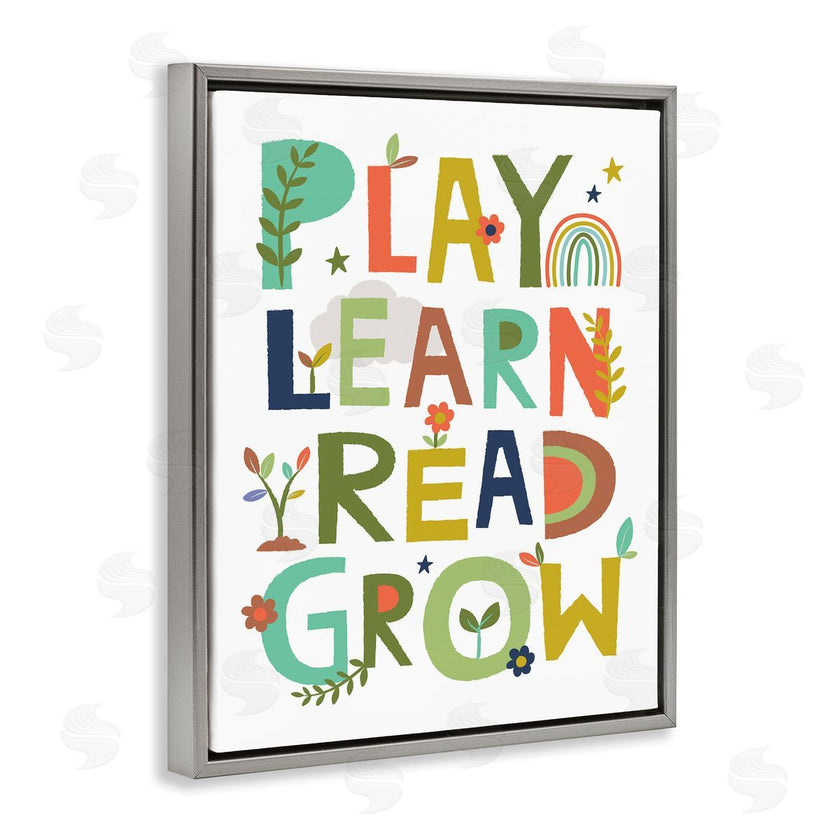 Lisa Perry Whitebutton | Play Learn Read Grow Typography