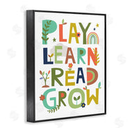 Lisa Perry Whitebutton | Play Learn Read Grow Typography
