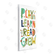 Lisa Perry Whitebutton | Play Learn Read Grow Typography