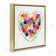 Erica Billups | Strength In Unity Handprint Heart
