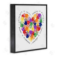 Erica Billups | Strength In Unity Handprint Heart