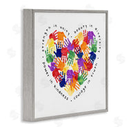 Erica Billups | Strength In Unity Handprint Heart