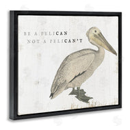 Stupell Studio | Funny Pelican Beach Phrase Pun