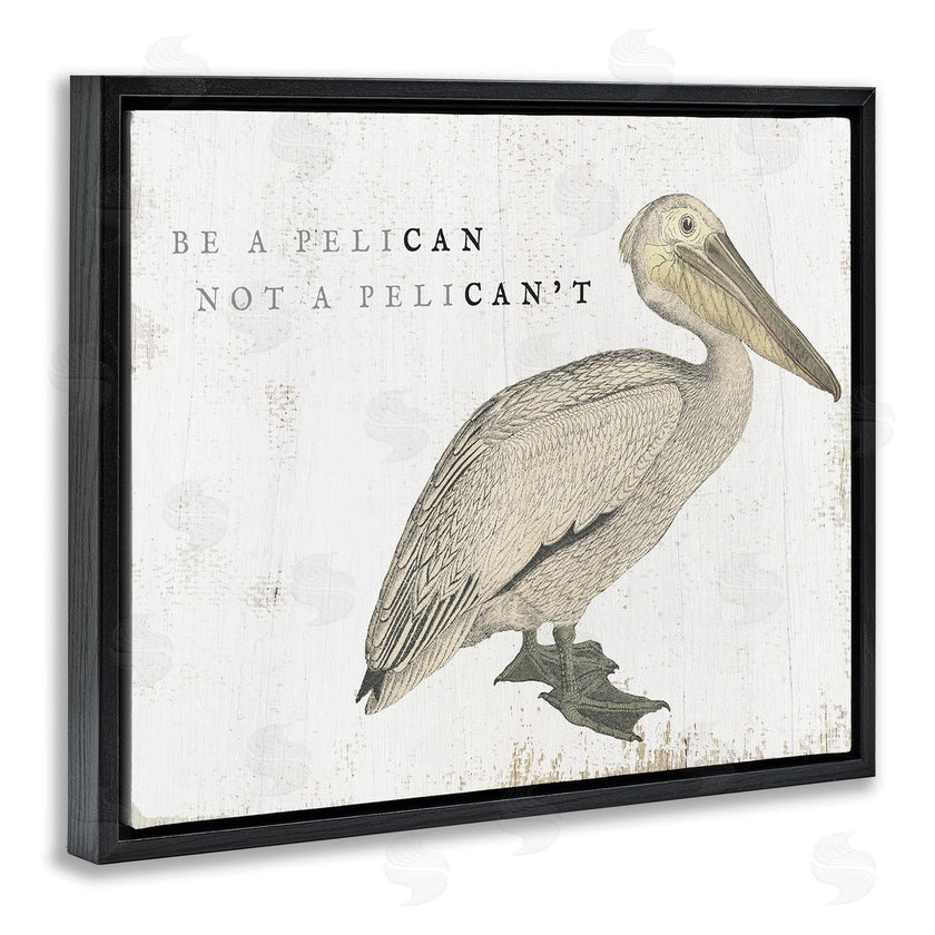 Stupell Studio | Funny Pelican Beach Phrase Pun