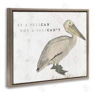 Stupell Studio | Funny Pelican Beach Phrase Pun