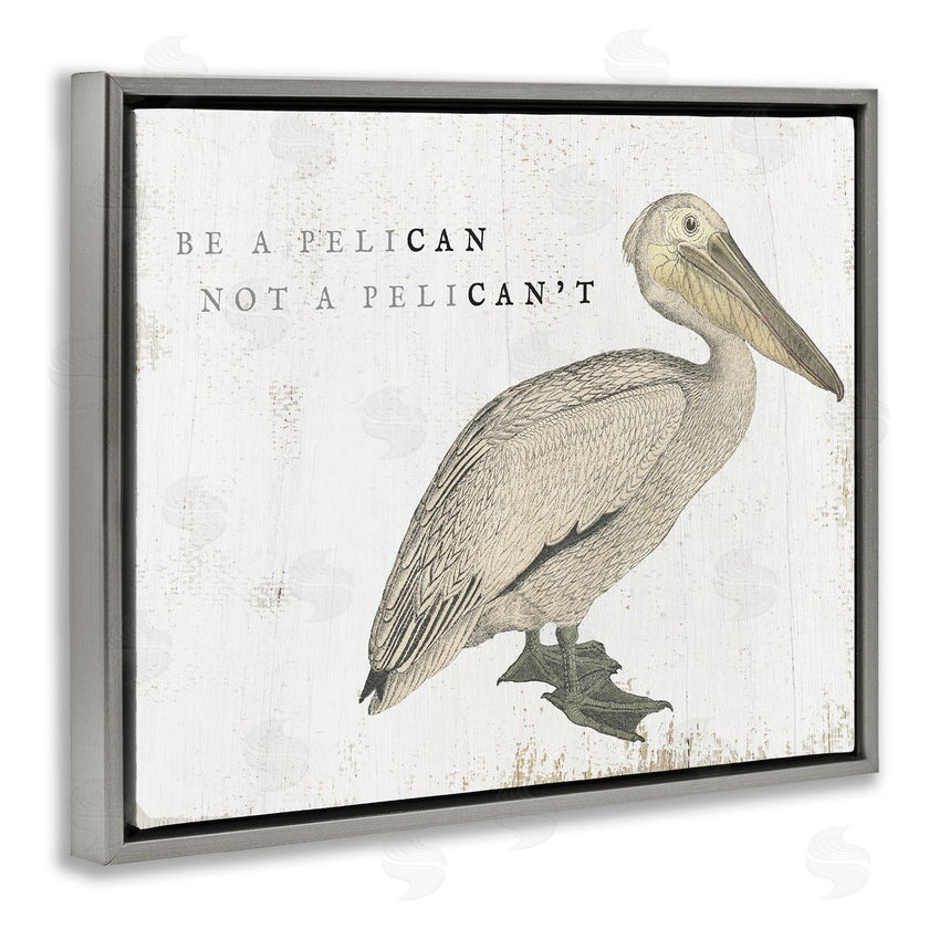 Stupell Studio | Funny Pelican Beach Phrase Pun