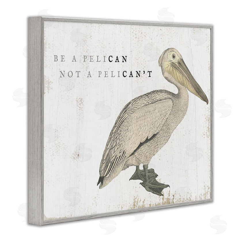 Stupell Studio | Funny Pelican Beach Phrase Pun