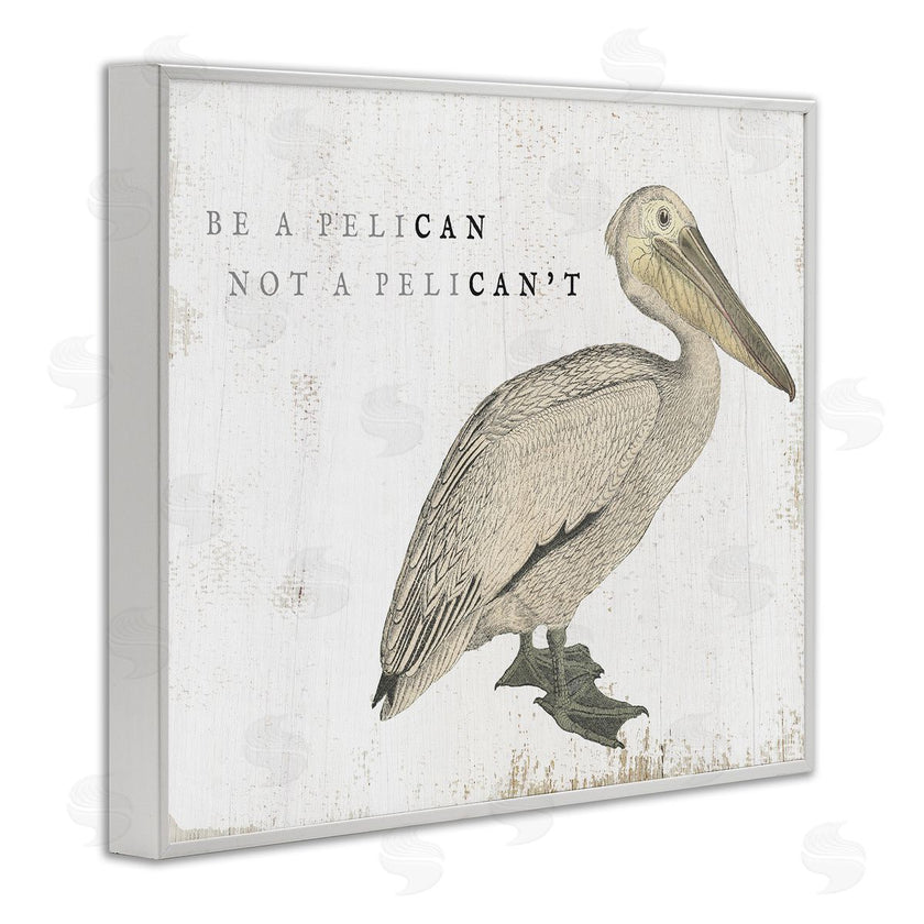 Stupell Studio | Funny Pelican Beach Phrase Pun