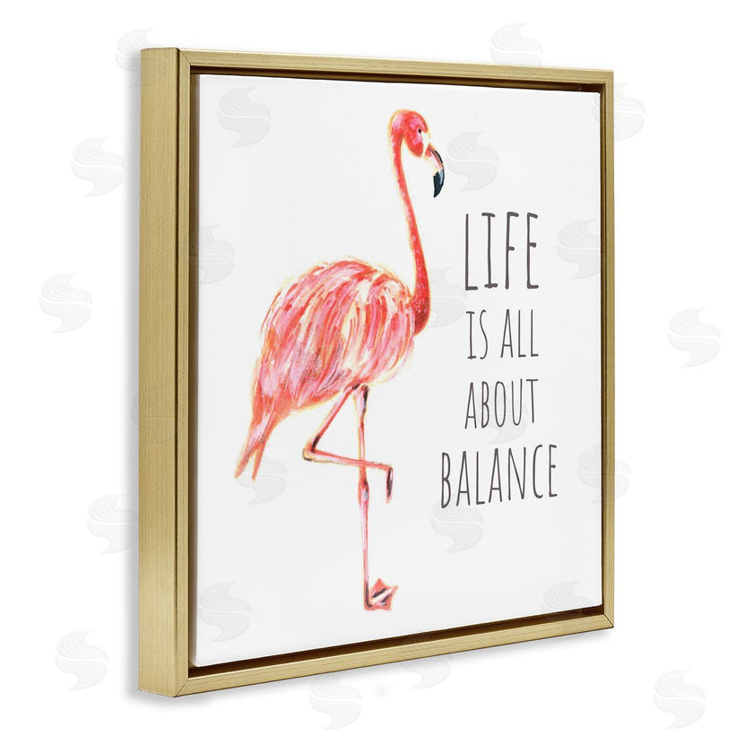 Reesa Qualia | Motivational Balance Flamingo
