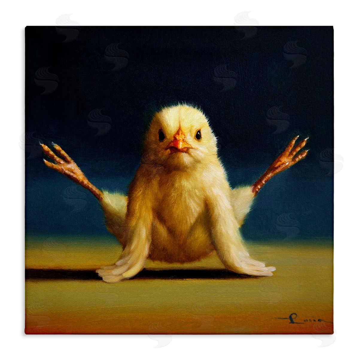 Yoga Chicks Exercise Pose Canvas Wall Art, Home Decor by Lucia Heffernan