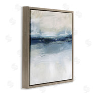 Nina Blue | Timeless Nautical Gloomy Sea Abstract