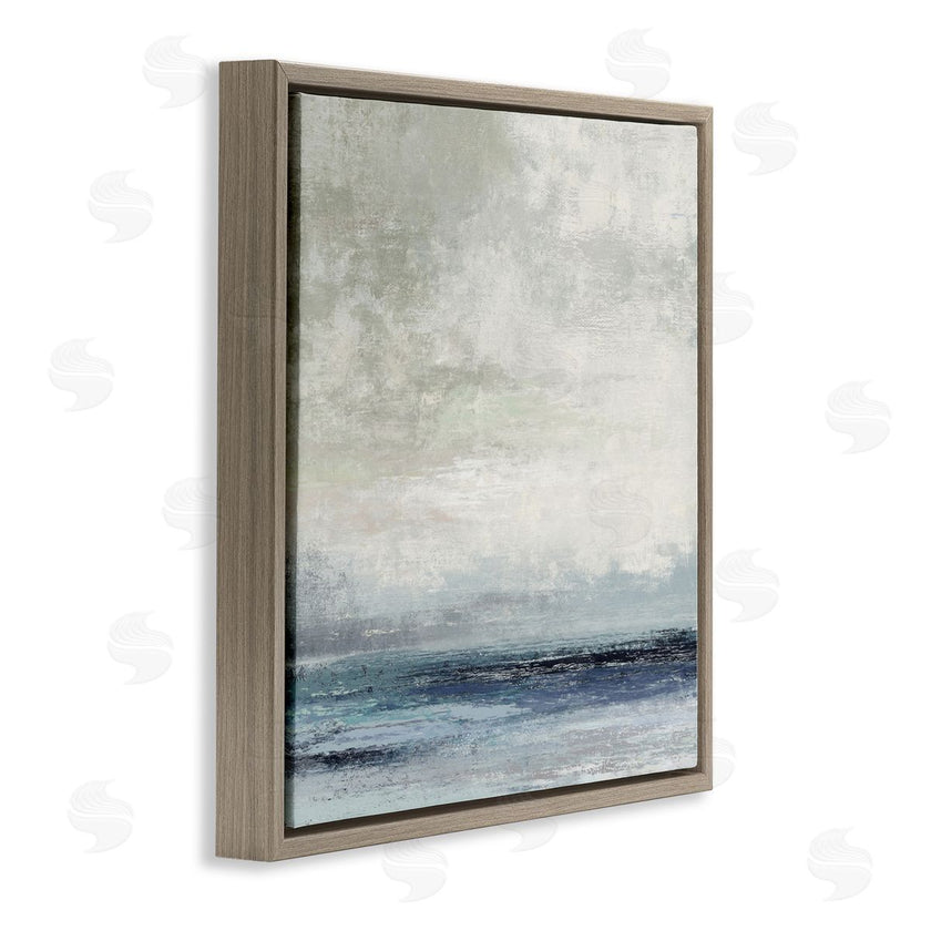 Suzanne Nicoll | Rainy Sea Shoreline Abstract