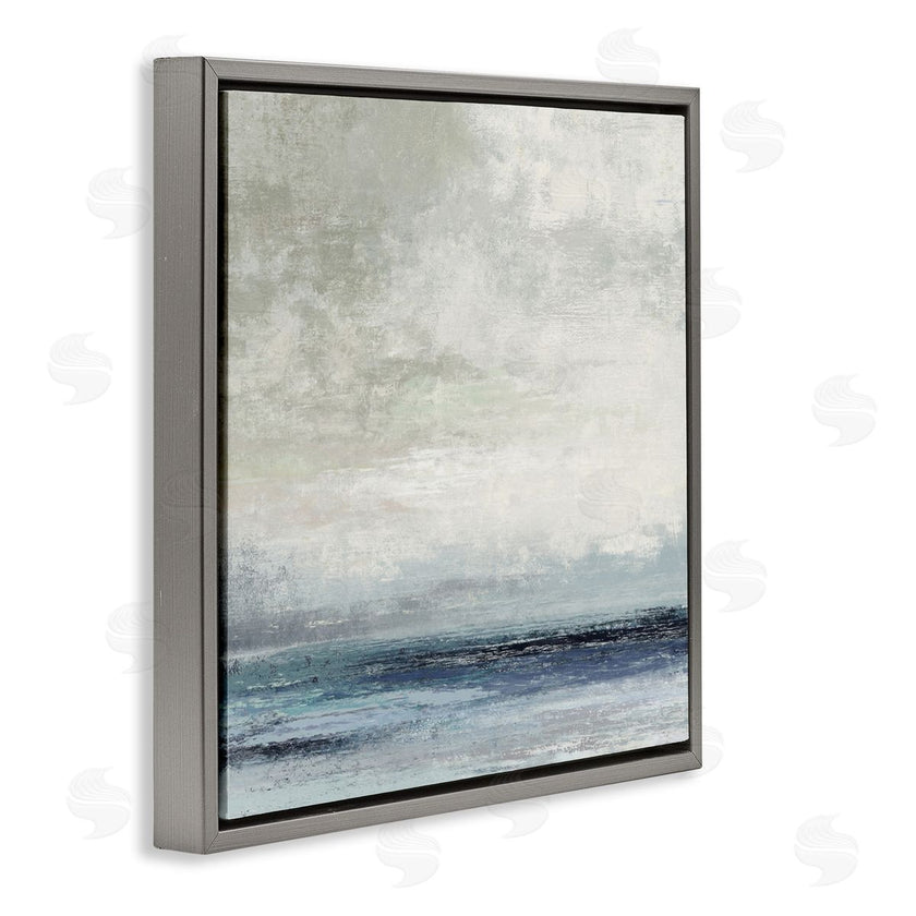 Suzanne Nicoll | Rainy Sea Shoreline Abstract