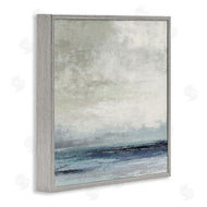 Suzanne Nicoll | Rainy Sea Shoreline Abstract