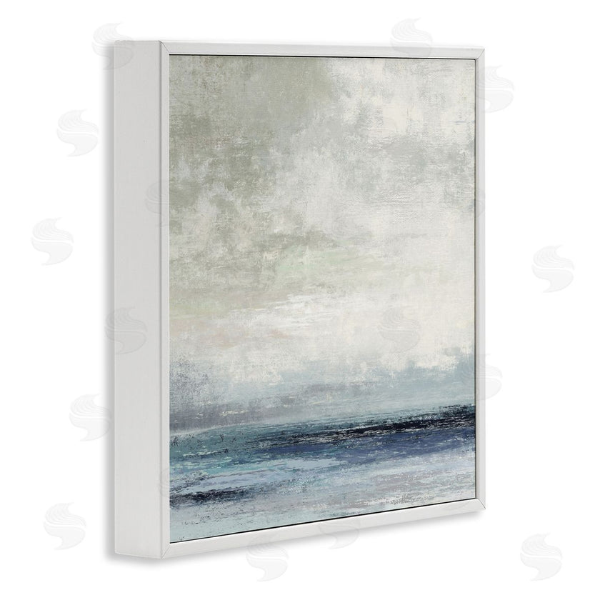 Suzanne Nicoll | Rainy Sea Shoreline Abstract