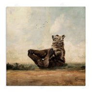 Paula Belle Flores | Bear Holding Paws Watching Sunset
