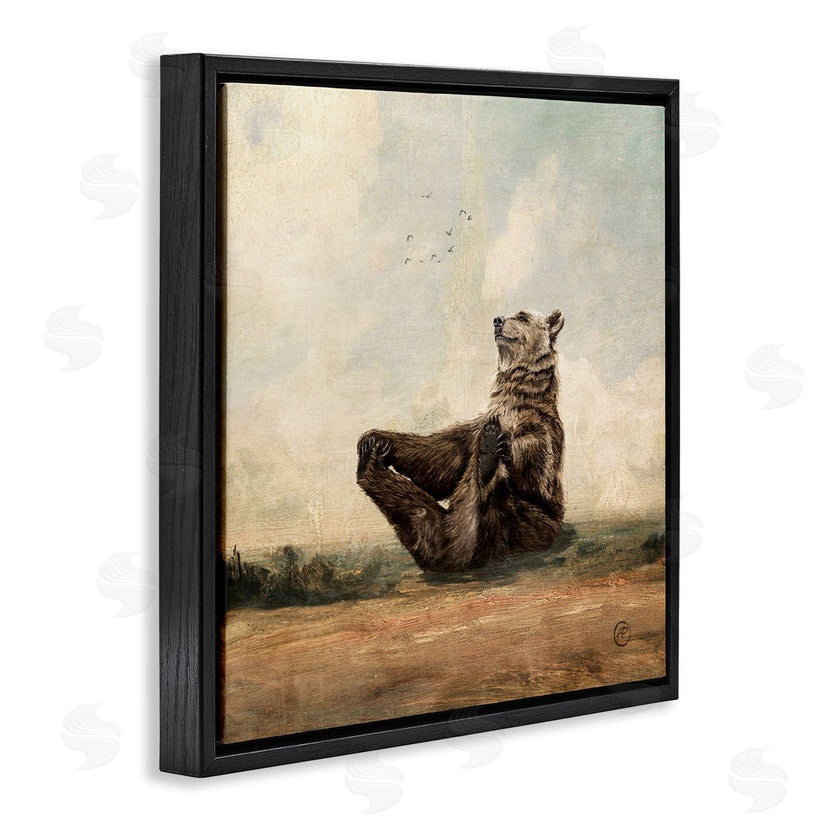 Paula Belle Flores | Bear Holding Paws Watching Sunset