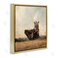Paula Belle Flores | Bear Holding Paws Watching Sunset