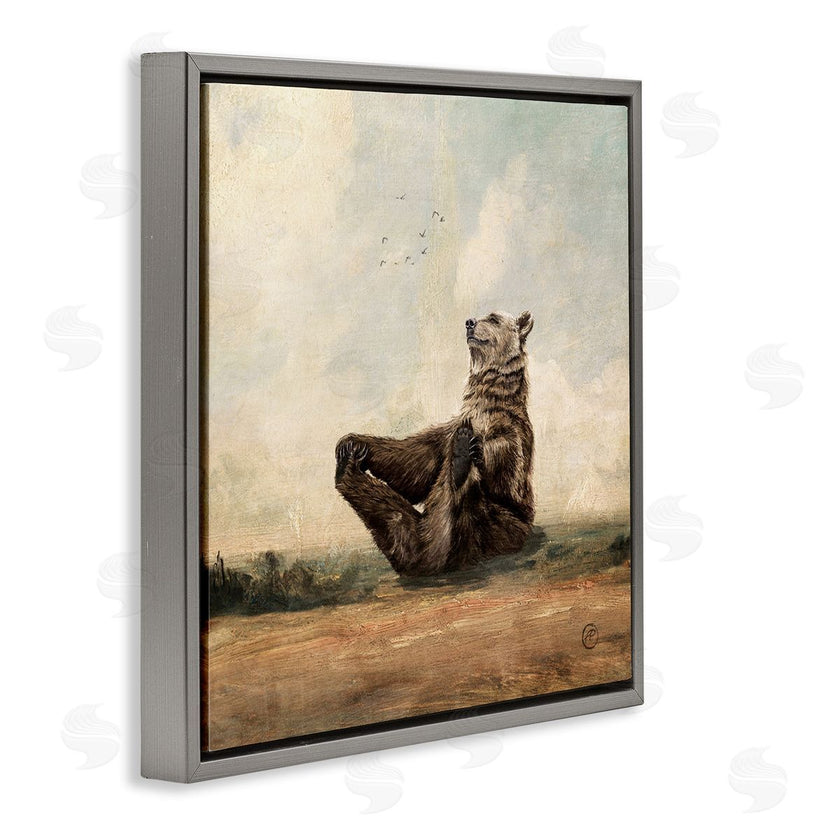 Paula Belle Flores | Bear Holding Paws Watching Sunset