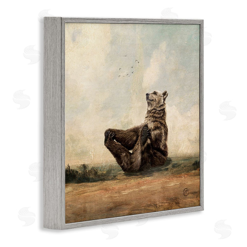 Paula Belle Flores | Bear Holding Paws Watching Sunset