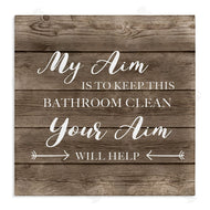 CAD Designs | Sassy Your Aim Toilet Cleanliness