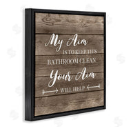 CAD Designs | Sassy Your Aim Toilet Cleanliness