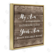CAD Designs | Sassy Your Aim Toilet Cleanliness